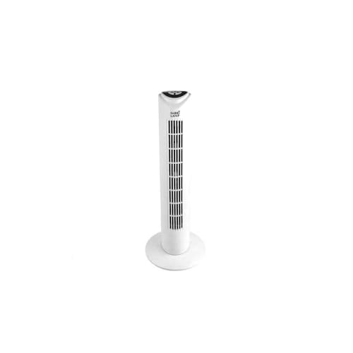 FABRILAMP Ventilador De Torre Tuka Blanco 3 Vel 50w C/remoto Oscilante Temporizador 80x25x25 Cm
