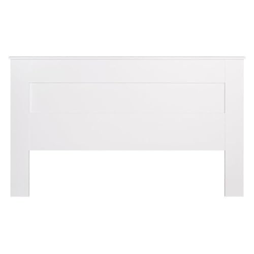 Image of Prepac Stylish Flat Wood Panel Headboard for King Size Beds, Simplistic Wooden King Headboard 2.25 inch D x 81 inch W x 48 inch H, White, WHFK-1301-1