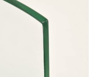 Półka szklana 500mm x 100mm 6mm hartowana z zakrzywionymi narożnikami i podporami w chromowanym wykończeniu