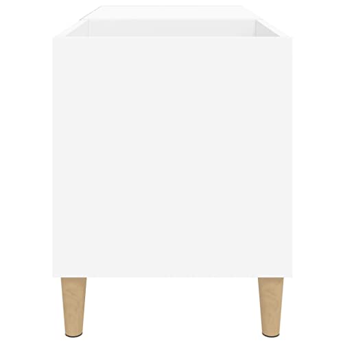 Iiaky Armoire à disques Blanc 84,5x38x48 cm Bois d’ingénierie,Chaine HiFi avec Platine Vinyle,Player Boite,Rangement Disque Vinyle - Les Beatles, Paul McCartney, John Lennon, RIngo Starr, George Harrison Iiaky Armoire à disques Blanc 84,5x38x48 cm Bois d'ingénierie,Chaine HiFi avec Platine Vinyle,Player Boite,Rangement Disque Vinyle – Image 8