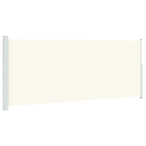 Vidaxl Tenda Laterale Retrattile Per Patio 200X500 Cm Crema