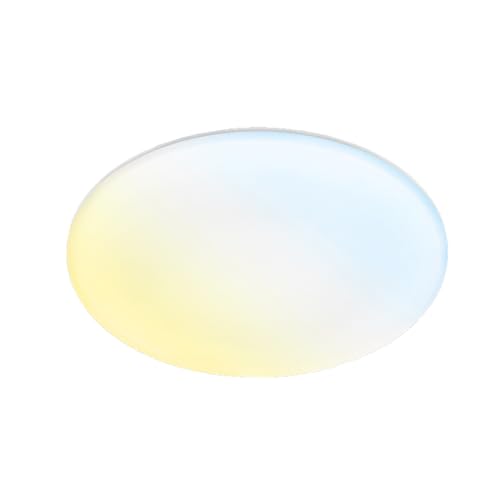 BRILONER - LED Deckenlampe Bad mit indirektem Licht, Fernbedienung, Staub-...