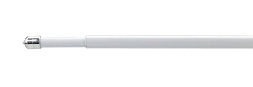 WR-Design 2 Stück Klemmstange Spannstange Farbe weiß - Länge 25 bis 115 cm - ausziehbar - Scheibenstange ohne zu Bohren (60-70 cm) Cover