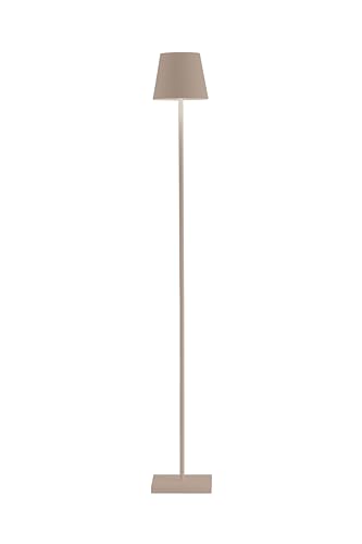 Poldina L Lampadaire sans fil Zafferano pour éclairer sans prise de courant