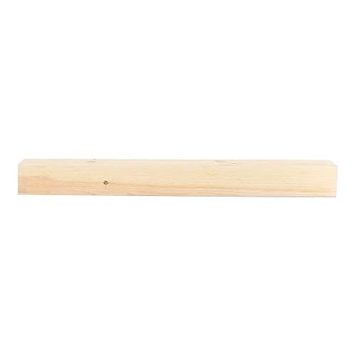 MANTELSDIRECT Vail Fireplace Mantel Shelf - 60 Inch Wide x 6 Inch Tall - Unfinished, Rustic,...