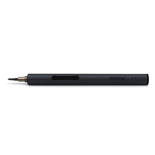 Image of K02 Professional Electric Screwdriver Set with 20 Magnetic Bits, Dual Mode Manual and Electric, Type-C, Metal Gearbox, Bi-directional Rotation, 90 Degree Rotational Screwdiver