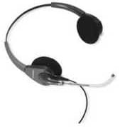 Plantronics Encore Binaural Over-the-Head Telephone Headset with Clear Voice Tube