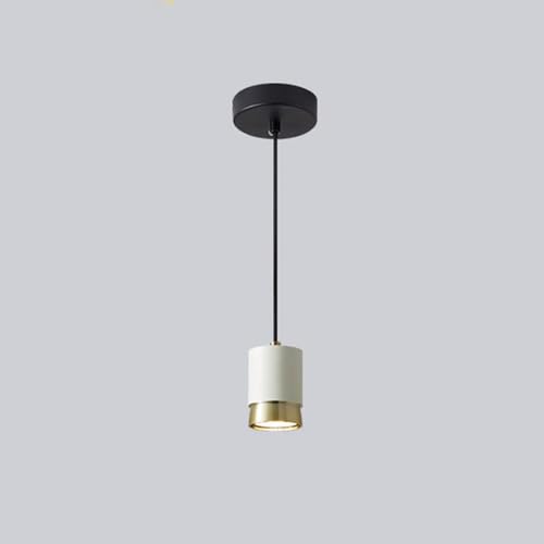 Suspension moderne hauteur réglable petit lustre aluminium blanc pour restaurant