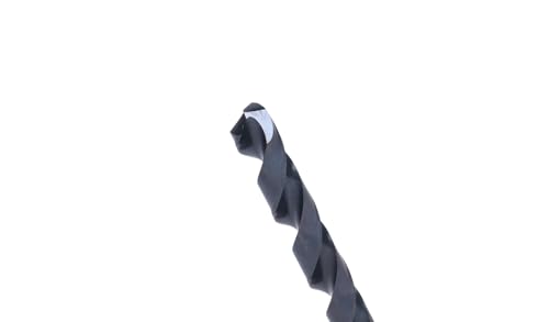 Image of Century Drill & Tool 24127 Pro Grade Black Oxide Drill Bit, 27 /64 inch, Pro | Straight shank, 5-3 /8 inch overall length, 135 point, cuts steel, wood & plastic, 135 split point