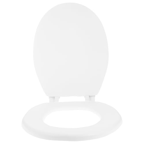 jojofuny Abattant Wc Mousse Épaisse Blanc Forme U Housse Siège Toilette Silencieux Accessoire...