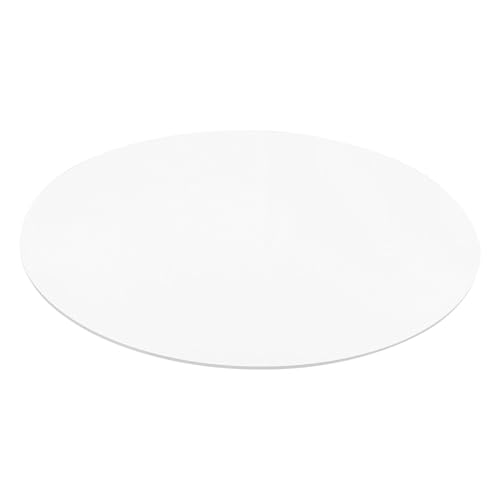 Mipcase Plateau Miroir Rond en Acrylique Argenté Ø 20 CM Miroir Décoratif pour Bougies et Parfums Plateau Centre de Table Mariage de Coiffeuse Polyvalent et Élégant