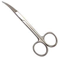 IRIS SCISSOR CURVED 4.5"
