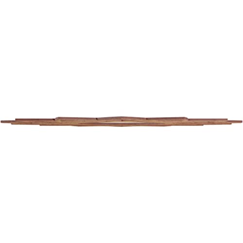 Image of Ekena Millwork 24 inchOD x 9 1 /4 inchID x 1 /4 inchT Eleanor Wood Fretwork Pierced Ceiling Medallion, Walnut