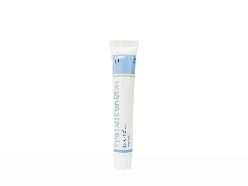 Image of GA 12 Glycolic Acid Cream 12% | AHA Exfoliating Face Cream | Helps Improve Skin Texture & Appearance of Uneven Tone | Unscented | 30g