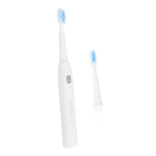 SHERCHPRY Electric Toothbrush with USB Charging Five Speed Vibration Design Battery for Adults and White Bristle Toothbrush for Cleaning