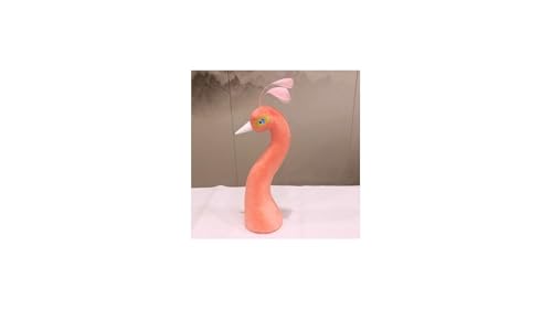 Estatua Decorativa Cabeza de Pavo Real Rosa en Resina miniatura 4