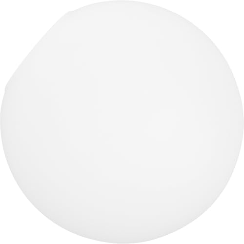 Housoutil Pantalla de Lámpara de Bola de Cristal Esmerilada Blanca Pantalla Esférica de Repuesto de Vidrio Mate de 18 CM para Lámpara Colgante Araña y Aplique de Pared Resistente al
