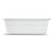 Sterilite 8 Qt Dishpan, Bin Ideal for Soaking and Cleaning Dirty Dishes in the Kitchen Sink, White, 12-Pack