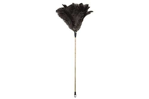 Cofan Plumero de Pluma de Avestruz Tipo A | Mango de Madera de Haya | Medidas totales 60 x 23 cm y Longitud de Pluma de 28 cm | Venta unitaria