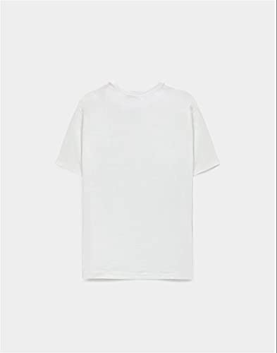 DIFUZED- Camiseta Oversized Logo Core Pokemon Does Not Apply Accesorios, Color Blanco, M (TS527300POK-M)