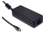 Mean Well GSM160A24-R7B Medi Desktop AC Adaptor 160W 24V 6.67A, AC Inlet IEC 320-C14, DC Power DIN, 4 Pin, 80~264 VACin