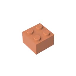 XYEIUGO 3003 Basic Bricks Brick 2x2, flesh color, 50 PCS — image 1