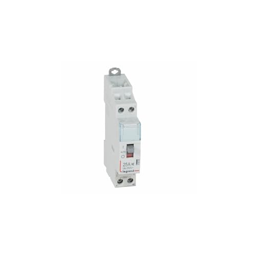 412558 Legrand - Contacteur jour nuit silencieux bobine 230V monophasé - 25A - contact 2NO - 1 module