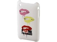 130436 Inconnu FMIF - Cover iPhone 3G/3GS, motivo: Lips White