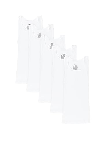 Hanes Boys' Tank Undershirt, EcoSmart Cotton...