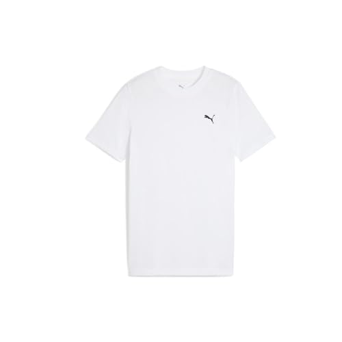 PUMA Kids Boys Train All Day Essentials Crew Neck Short Sleeve Casual Tops Casual - White