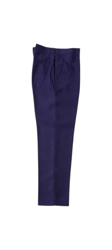Image of Navy Blue School Uniform Trousers, Formal Dress Pants Regular-Fit Kids & Boys