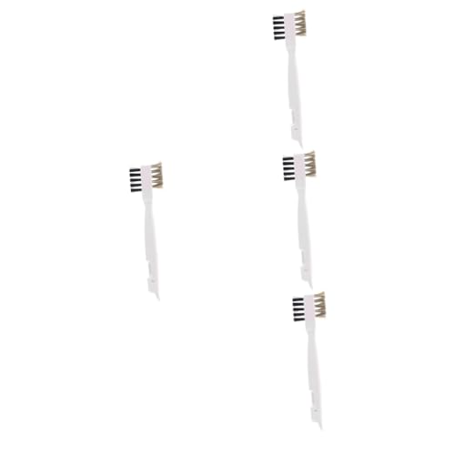 SEWOART 4pcs Gas Stove Cleaning Brush Multi-use Cooktop Scrub Brush for Grease and Grime Removal Crevices and Tight Spaces Ergonomic Design and Bristles for Household Cleaning Tasks