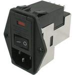 OEM TE Connectivity/Corcom Brand PE0S0SS6A, Power Entry Module EMI/RFI Filtered M 3 POS 250VAC 6A Switch/Fuse ST 1 Port (1 Items)