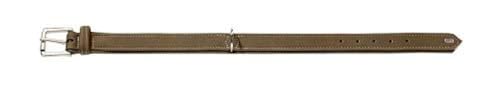 HUNTER HUNTING Hundehalsband, Leder, Nubuk, robust, weich, 55 (M), braun