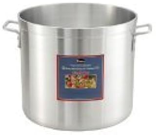 Winco 6.0mm Aluminum Stock Pot, 40-Quart, Medium
