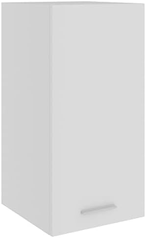 vidaXL Kitchen Cabinet Home Kitchen Equipment Indoor Furniture Appliance Tool Storage Shelf Organiser Modern Cupboard White Engineered Wood