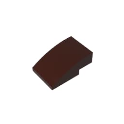 24309 Arched Brick Slope Curved 3x2 No Studs 50 Pieces GDS-1123 Compatible with Lego Building Blocks Color:Dark Brown โ image 1