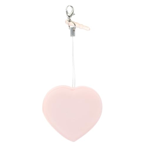 PartyKindom Heart Shaped Macaron Screen Cleaning Portable Eyeglass Lens for Oil Stains Fingerprints Cute Hanging Tool for Electronics