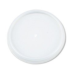 DART, Plastic Lids, for 12oz Hot/Cold Foam Cups, Vented, 1000/Carton