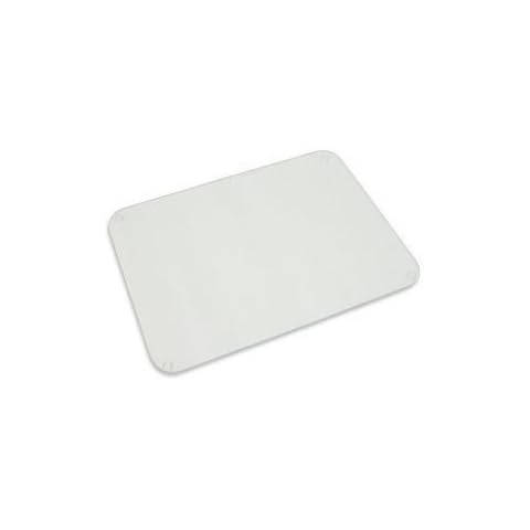 White Chinchilla Glass Worktop Saver 30 x 22cm Cover