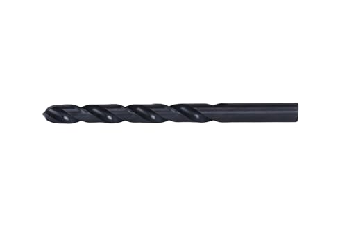 Image of Century Drill & Tool 24127 Pro Grade Black Oxide Drill Bit, 27 /64 inch, Pro | Straight shank, 5-3 /8 inch overall length, 135 point, cuts steel, wood & plastic, 135 split point