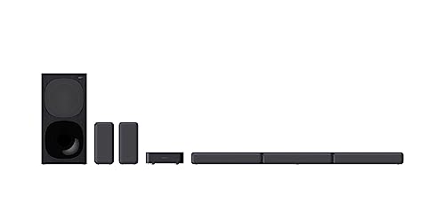 Sony HT-S40R - 5.1-kanaals soundbar (incl. bekabelde subwoofer, draadloze achterluidsprekers, Bluetooth, surround sound, Dolby Digital), zwart breed - Afbeelding 3