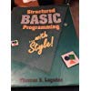 Paperback Structured Basic Programming with Style Book