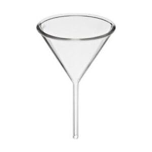 50mm ID, Glass Funnel, Short Stem, Karter Scientific 213V4 (Pack 16)