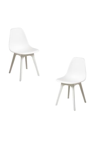 Regalos Miguel - Packs Sillas Comedor - Pack 2 Sillas Kelen Suprym - Blanco