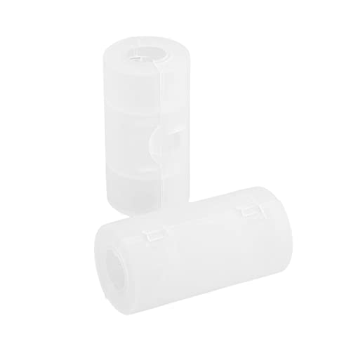 Heyiarbeit Parallelanschluss-Batterieadapter, AA-zu-C-Stecker, transparent, 3 Stück Cover