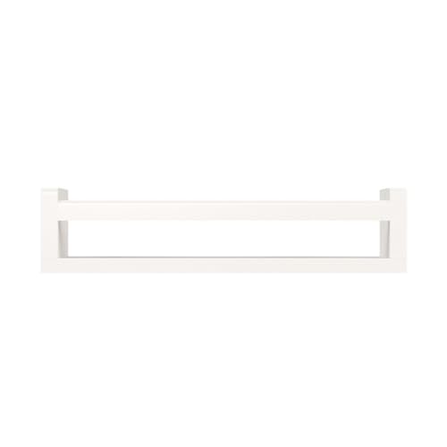 Image of NATURE SUPPLIES Set of 3, 16.4" White Floating Nursery Shelves for Wall, Kids Bookshelf for Bedroom, Nursery Storage, Decorative Display for Kids Rooms, Modern Wall-Mounted Organizer for Home