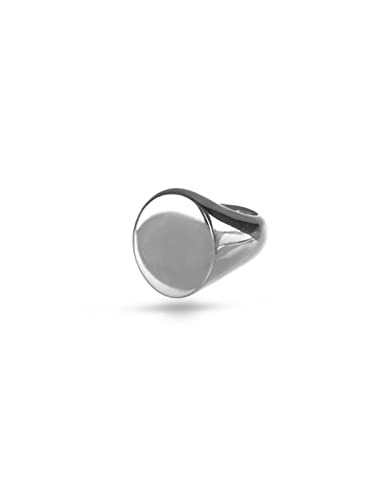 Anello Chevalier da Mignolo in Argento 925% Regolabile a forma di Ovale - Anello Donna e Ragazza