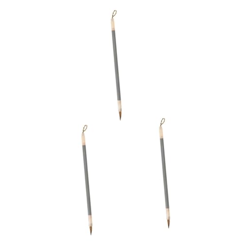 Homoyoyo 3pcs Chinese Calligraphy Brush Fine Tip Soft Hair Great for Traditional and Modern Art