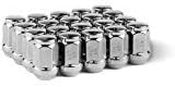 Race Secure 8957 Triple-Chrome Plating, M12X1.5, Closed End Acorn Bulge After-Market Wheel Lug Nut Set , 3/4 Hex, 60 Degree Conical Seat (Pack of 20)